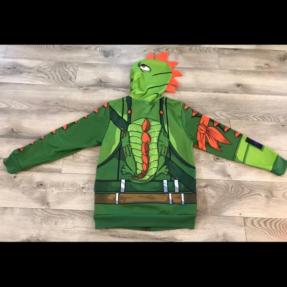 Fortnite Dino Hoodie with mask - Picture 1 of 2
